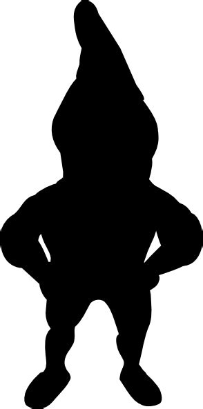 clipart gnome|free gnome silhouette clip art.